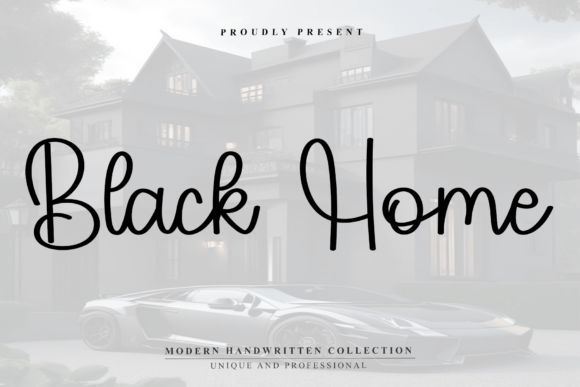 Boost Your Campaign with Black Home Font