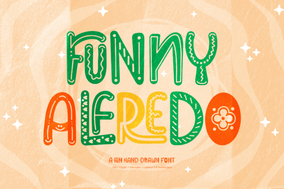 Bring Charm to Your Creations with Funny Alfredo Font