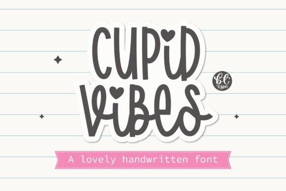 Cupid Vibes: A Charming Handwritten Font for Web Design