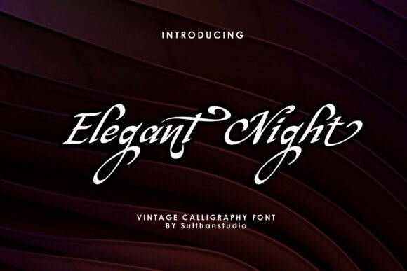 Discover Elegant Night: A Versatile Calligraphy Font