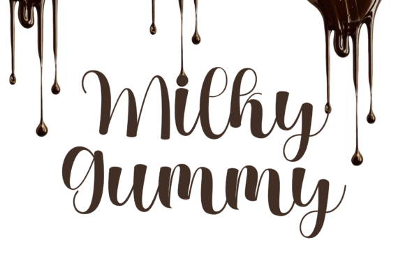 Discover Milky Gummy: A Graceful Script Font for Web Design