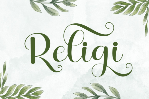 Discover Religi: A Handwritten Font for Polished Web Design