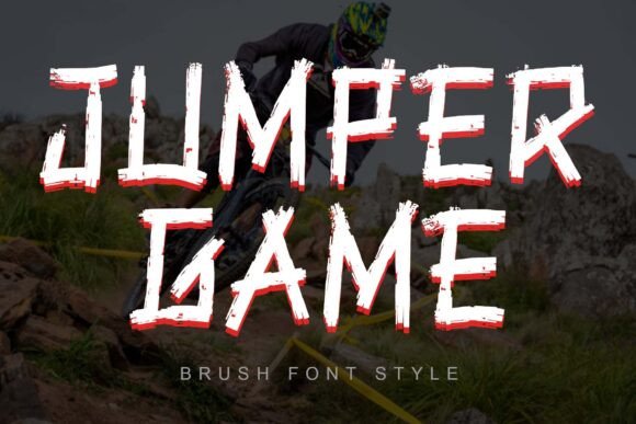 Elevate Your Brand with Jumper Game: A Modern Brush Font