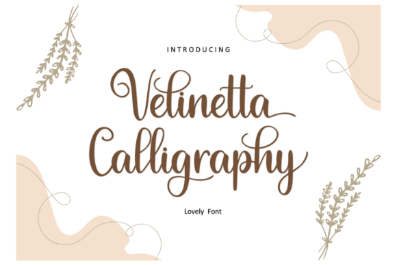 Elevate Your Craft with Velinetta Calligraphy Font