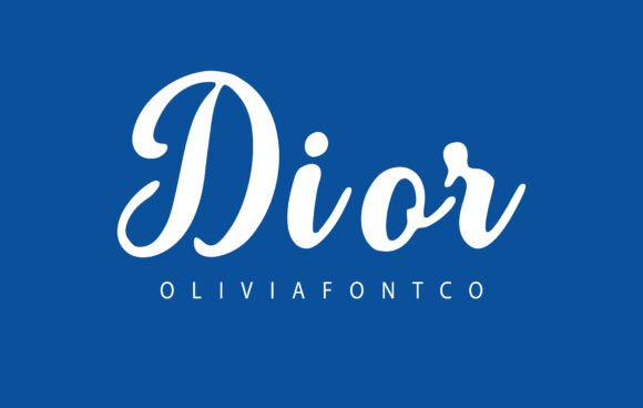 Elevate Your Editorial Design with Dior: A Handwritten Font