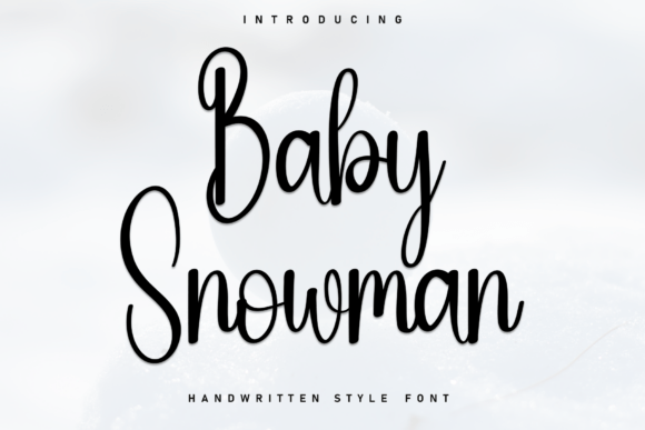 Enhance Your Brand with Baby Snowman Font