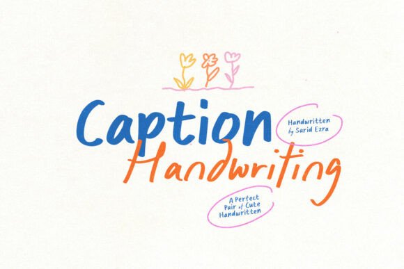 Enhance Your Brand with Caption Handwriting Font