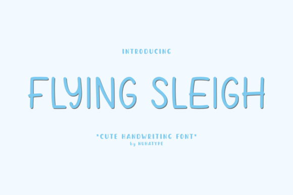 Enhance Your Brand with Flying Sleigh Font