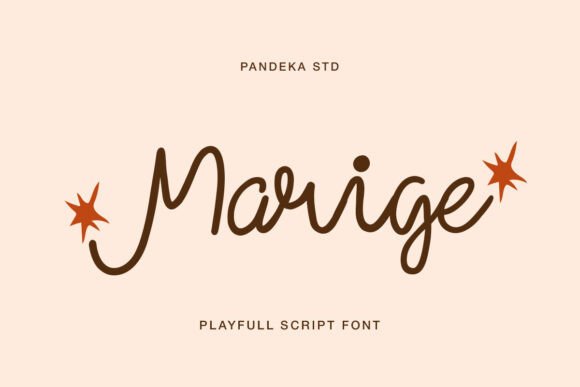 Enhance Your Brand with Marige: A Charming Handwritten Font