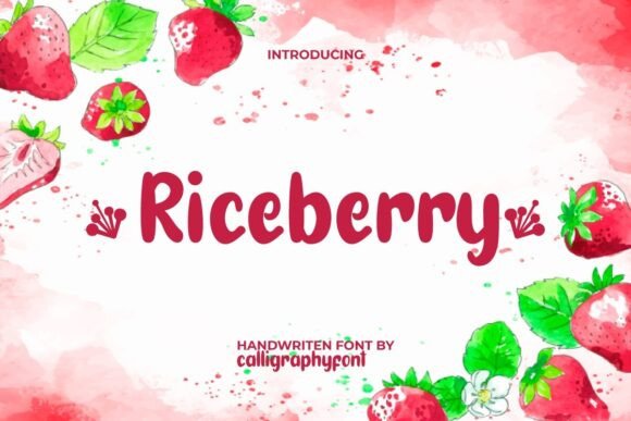 Enhance Your Brand with Riceberry: A Stylish Display Font