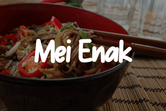 Mei Enak: A Versatile Font for Creative Branding