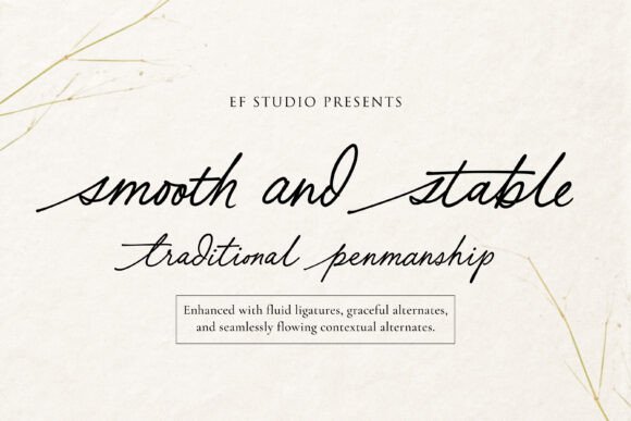 Smooth and Stable: A Font for Elegant Web Design