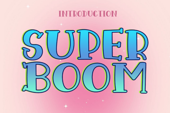 Super Boom: A Graceful Handwritten Font for Elegant Branding