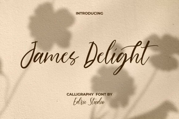 Transform Your Brand with James Delight Font